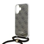 Guess IML 4G Crossbody iPhone 16 hoesje met koord – Bruin - 3