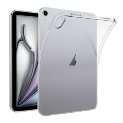 Siliconen Backcase iPad Air 6 (M3 en M2) - 13 inch - Transparent