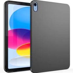 Siliconen Backcase iPad 11 en iPad 10 - 10.9 inch - Matt black