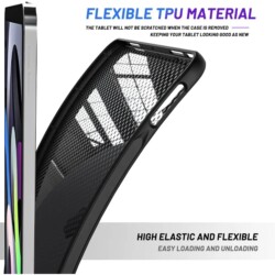 Siliconen Backcase iPad Air 11 inch (M4 / M3 / M2) – Matt black - 1