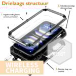 Stofdicht metalen hoes iPhone 16 Pro Max – Zwart - 2