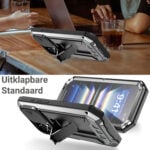 Stofdicht metalen hoes iPhone 16 Plus – Zwart - 3