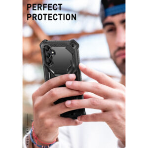 Armorbox Samsung Galaxy S24 FE hoesje met screen protector – Zwart - 7