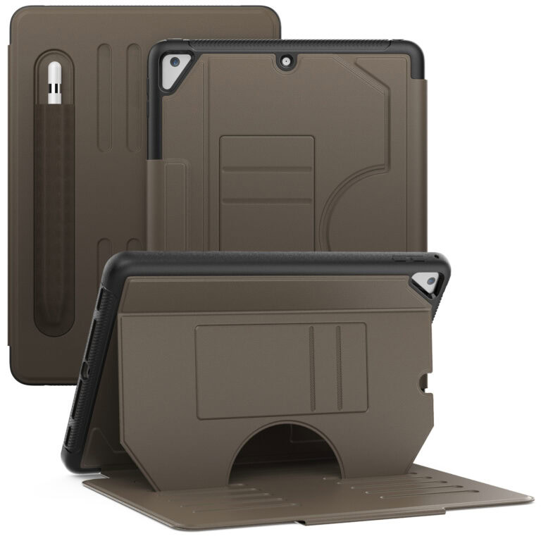 Solidenz Magnetische hoes iPad 2018 / iPad 2017 / Air 2 - 9.7 inch - Bruin