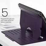 Solidenz Magnetische hoes iPad 2018 / iPad 2017 / Air 2 – 9.7 inch – Paars - 2