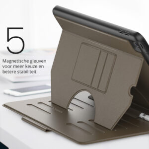 Solidenz Magnetische hoes iPad 9 2021 / iPad 8 2020 / iPad 7 2019 – 10.2 inch – Bruin - 2