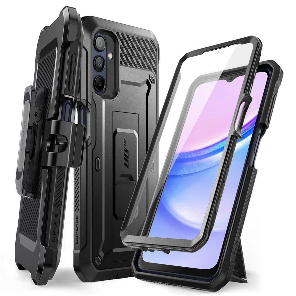 Supcase UB Pro hoesje met screenprotector Samsung Galaxy A16 – Zwart 1 Supcase UB Pro hoesje met screenprotector Samsung Galaxy A16 – Zwart 1