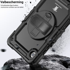 Turtle Shift Extreme Protection 360 Backcase Hoes Tab A9 – 8.7 inch 2023 – Zwart - 3