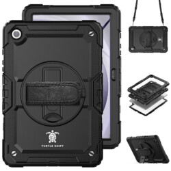 Turtle Shift Extreme Protection 360 Backcase Hoes Samsung Galaxy Tab A11 Plus en Tab A9 Plus - 11 inch - Zwart