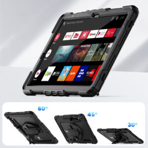 Turtle Shift Extreme Protection 360 Backcase Hoes Tab S10 Plus / Tab S9 Plus / Tab S9 FE Plus – 12.4 inch – Zwart - 5