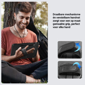 Turtle Shift Extreme Protection 360 Backcase Hoes Tab S10 Plus / Tab S9 Plus / Tab S9 FE Plus – 12.4 inch – Zwart - 6