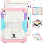 Turtle Shift Extreme Protection 360 Backcase Hoes iPad 11 en iPad 10 - 10.9 inch - Regenboog