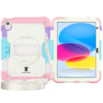 Turtle Shift Extreme Protection 360 Backcase Hoes iPad 11 en iPad 10 – 10.9 inch – Regenboog - 1