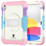 Turtle Shift Extreme Protection 360 Backcase Hoes iPad 11 en iPad 10 – 10.9 inch – Regenboog - 8