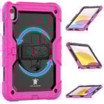 Turtle Shift Extreme Protection 360 Backcase Hoes iPad 11 en iPad 10 – 10.9 inch – Roze - 9