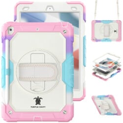Turtle Shift Extreme Protection 360 Backcase Hoes iPad 9 2021 / iPad 8 2020 / iPad 7 2019 - 10.2 inch - Regenboog