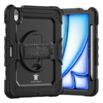 Turtle Shift Extreme Protection 360 Backcase Hoes iPad Air 6 (M3 en M2) – 11 inch 2024 – Zwart - 9