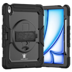Turtle Shift Extreme Protection 360 Backcase Hoes iPad Air 6 (M3 en M2) – 13 inch (2025 / 2024) – Zwart - 9