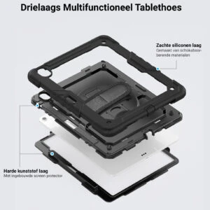 Turtle Shift Extreme Protection 360 Backcase Hoes iPad Air 6 (M3 en M2) – 13 inch (2025 / 2024) – Zwart - 2