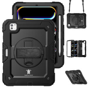 Turtle Shift Extreme Protection 360 Backcase Hoes iPad Pro M4 2024 - 11 inch - Zwart