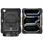 Turtle Shift Extreme Protection 360 Backcase Hoes iPad Pro M4 2024 – 13 inch – Zwart - 1