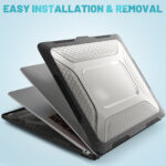 Turtle Shift Laptopcover Shield MacBook Air 13′ inch – 2020 en 2018 – A2337 / A2179 / A1932 – Zwart - 6