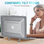 Turtle Shift Laptopcover Shield MacBook Air 13.6′ inch – 2024 / 2022 – A2681 / A3113 – Grijs - 9