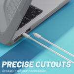 Turtle Shift Laptopcover Shield MacBook Air 13.6′ inch – 2024 / 2022 – A2681 / A3113 – Grijs - 7