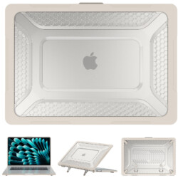 Turtle Shift Laptopcover Shield MacBook Air 15.3' inch - 2024 / 2023 - A2941 / A3114 - Beige