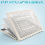 Turtle Shift Laptopcover Shield MacBook Air 15.3′ inch – 2024 / 2023 – A2941 / A3114 – Beige - 4