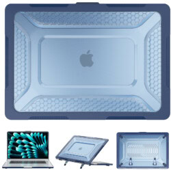 Turtle Shift Laptopcover Shield MacBook Air 15.3' inch - 2024 / 2023 - A2941 / A3114 - Blauw