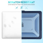 Turtle Shift Laptopcover Shield MacBook Pro 13′ inch – 2022 / 2020 / 2018 – A2338 / A2289 / A2251 / A2159 / A1989 / A1706 / A1708 – Blauw - 9