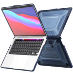 Turtle Shift Laptopcover Shield MacBook Pro 13′ inch – 2022 / 2020 / 2018 – A2338 / A2289 / A2251 / A2159 / A1989 / A1706 / A1708 – Blauw - 11