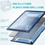 Turtle Shift Laptopcover Shield MacBook Pro 16′ inch – 2023 / 2021 – A2485 / A2780 / A2991 – Blauw - 1