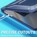 Turtle Shift Laptopcover Shield MacBook Pro 16′ inch – 2023 / 2021 – A2485 / A2780 / A2991 – Blauw - 6