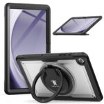 Turtle Shift Perfect Grip Hoes met screen protector Samsung Galaxy Tab A11 Plus en Tab A9 Plus - 11 inch - Transparant