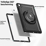 Turtle Shift Perfect Grip Hoes met screen protector Samsung Galaxy Tab A11 Plus en Tab A9 Plus – 11 inch – Zwart - 2