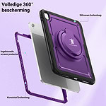 Turtle Shift Perfect Grip Hoes met screen protector iPad 11 en iPad 10 – 10.9 inch – Paars - 2