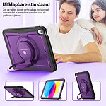 Turtle Shift Perfect Grip Hoes met screen protector iPad 11 en iPad 10 – 10.9 inch – Paars - 6
