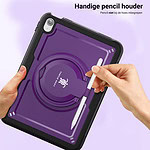 Turtle Shift Perfect Grip Hoes met screen protector iPad 11 en iPad 10 – 10.9 inch – Paars - 7