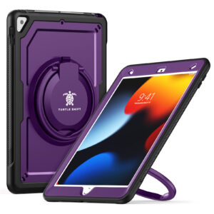 Turtle Shift Perfect Grip Hoes met screen protector iPad 9 2021 / iPad 8 2020 / iPad 7 2019 - 10.2 inch - Paars - 7