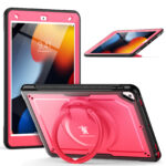 Turtle Shift Perfect Grip Hoes met screen protector iPad 9 2021 / iPad 8 2020 / iPad 7 2019 - 10.2 inch - Roze