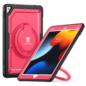 Turtle Shift Perfect Grip Hoes met screen protector iPad 9 2021 / iPad 8 2020 / iPad 7 2019 - 10.2 inch - Roze - 7