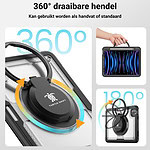 Turtle Shift Perfect Grip Hoes met screen protector iPad Air 5 / Air 4 – 10.9 inch – Transparant - 5