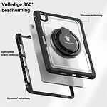 Turtle Shift Perfect Grip Hoes met screen protector iPad Air 11 inch (M4 / M3 / M2) – Transparant - 2