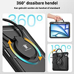 Turtle Shift Perfect Grip Hoes met screen protector iPad Air 6 (M3 en M2) – 11 inch 2024 – Zwart - 5