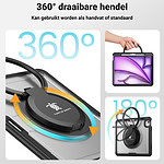 Turtle Shift Perfect Grip Hoes met screen protector iPad Air 6 (M3 en M2) – 13 inch (2025 / 2024) – Transparant - 5