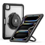 Turtle Shift Perfect Grip Hoes met screen protector iPad Pro M4 2024 - 11 inch 2024 - Transparant