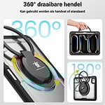 Turtle Shift Perfect Grip Hoes met screen protector iPad Pro M4 2024 – 11 inch 2024 – Transparant - 5