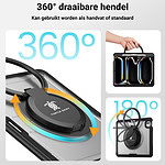 Turtle Shift Perfect Grip Hoes met screen protector iPad Pro M4 2024 – 13 inch 2024 – Transparant - 5